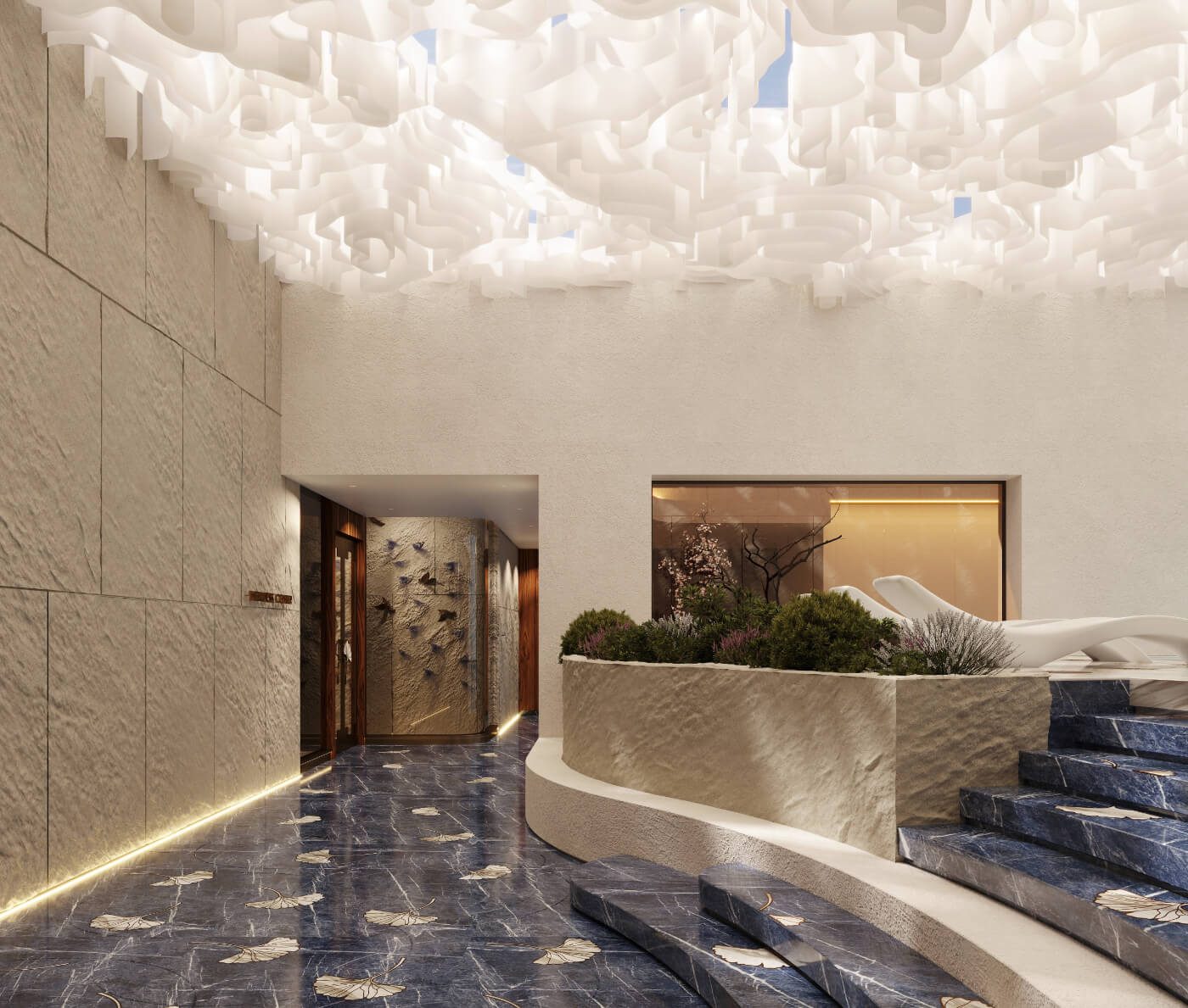 Vistal by Victoria Swarovski — spa corridor